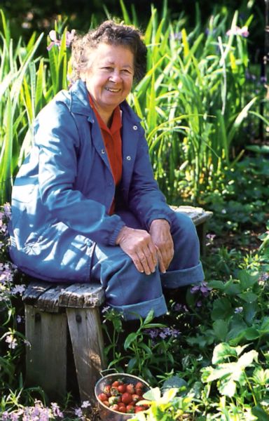Marie Caillet, the 'Louisiana iris' lady, one of Rudi's closest friends